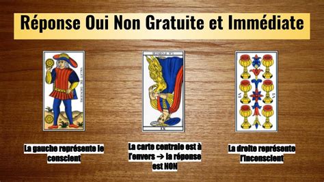 voyance gratui immediat oui non|Tarot Oui Non : Tirage Gratuit et Réponse par Oui ou Non